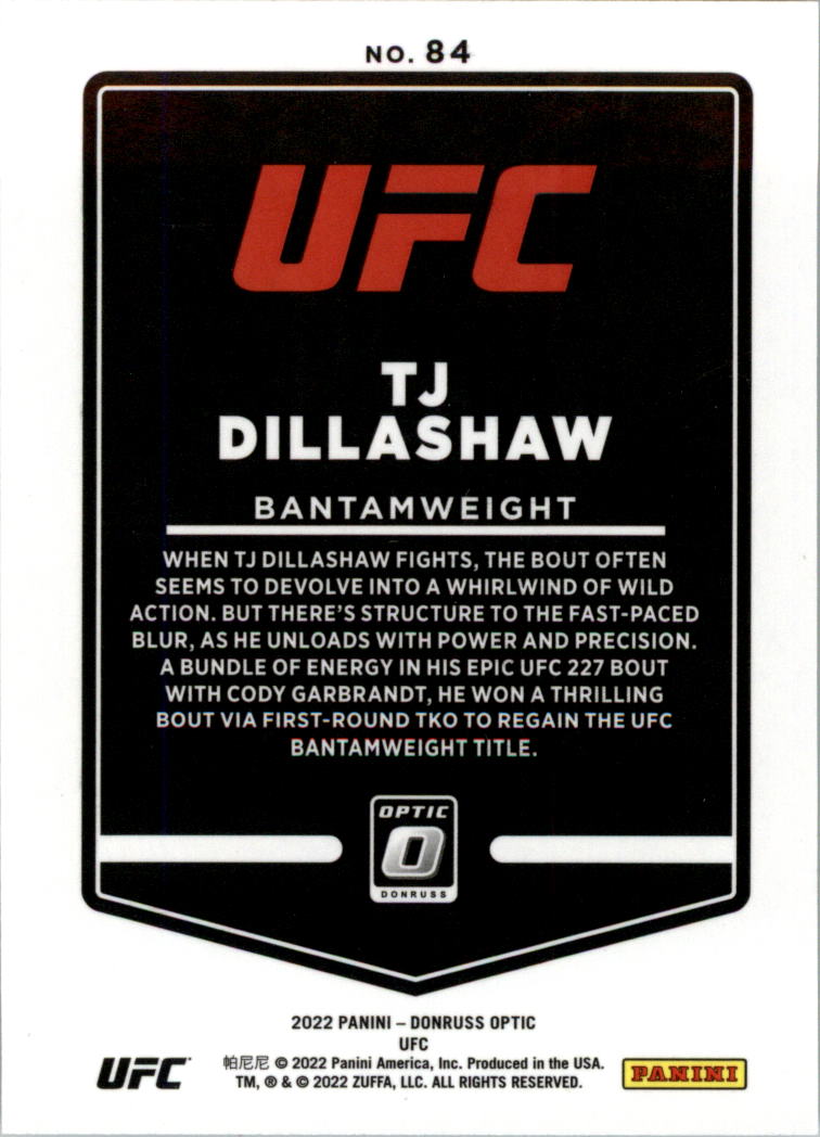 2022 Donruss Optic UFC Trading Cards Card Pick (Base) - Picture 169 of 235