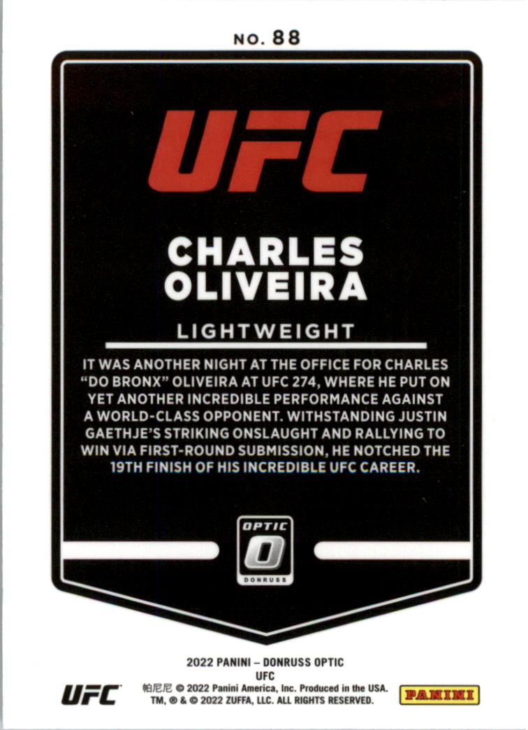 2022 Donruss Optic UFC Trading Cards Card Pick (Base) - Picture 177 of 235