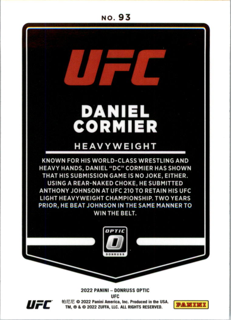 2022 Donruss Optic UFC Trading Cards Card Pick (Base) - Picture 187 of 235