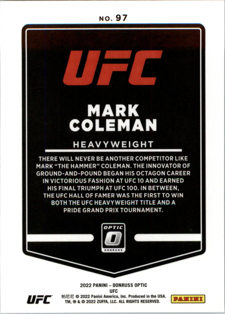 2022 Donruss Optic UFC Trading Cards Card Pick (Base) - Picture 195 of 235
