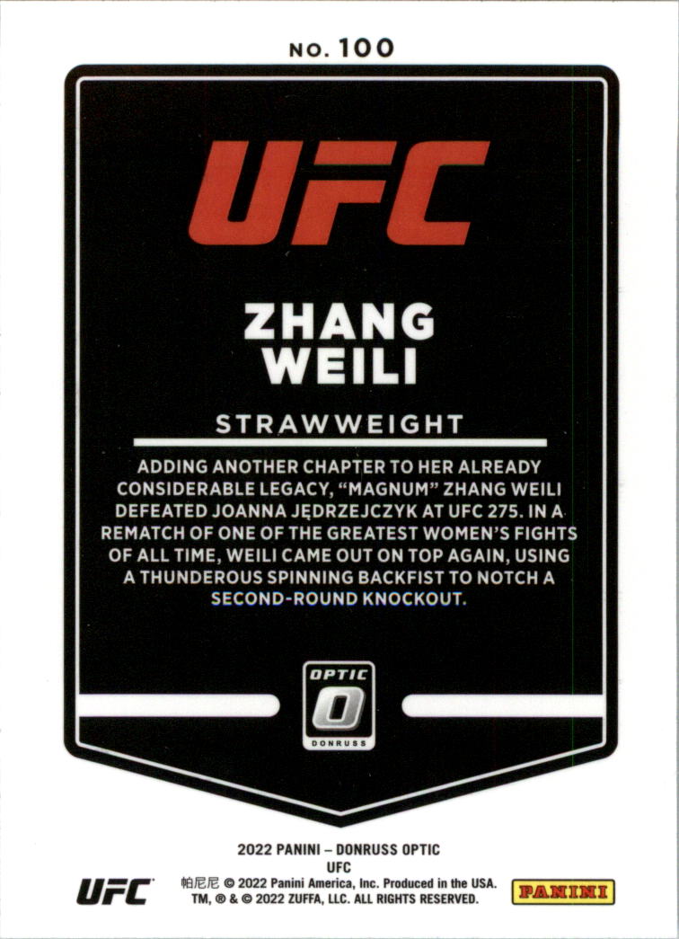 2022 Donruss Optic UFC Trading Cards Card Pick (Base) - Picture 201 of 235