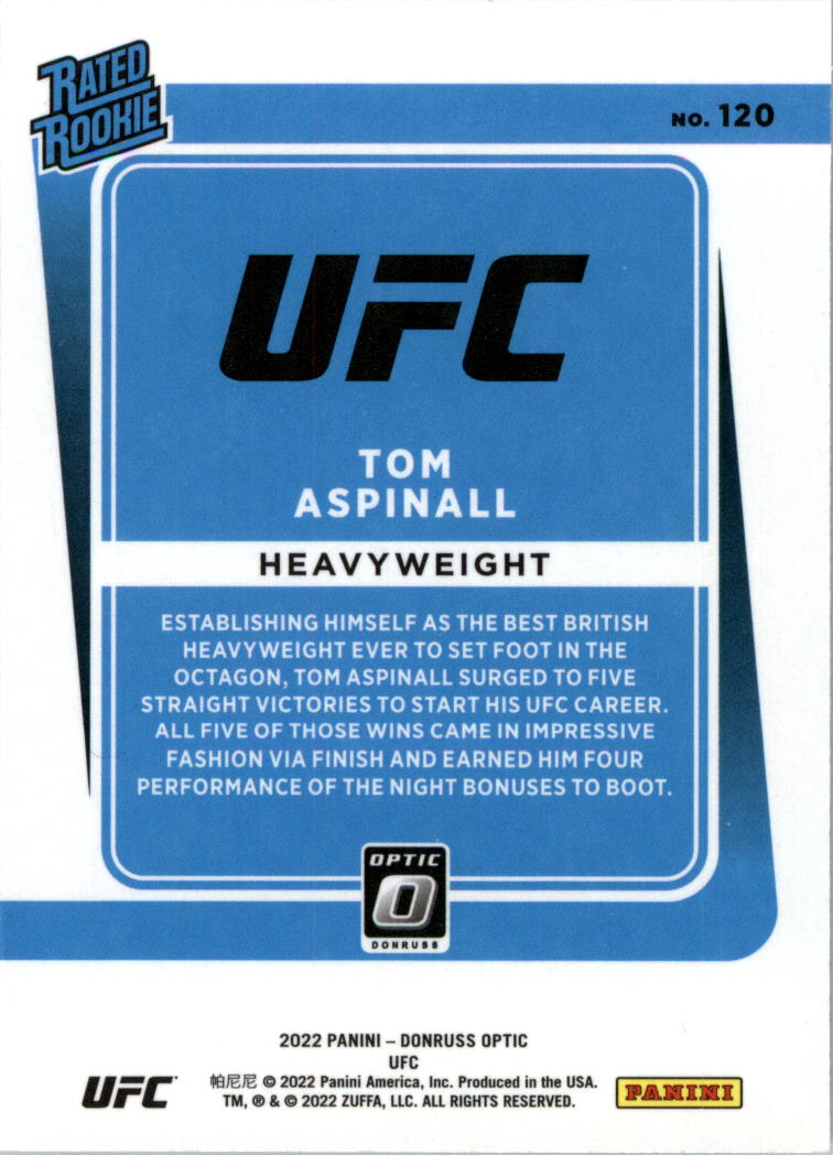 2022 Donruss Optic UFC Trading Cards Card Pick (Base) - Picture 231 of 235
