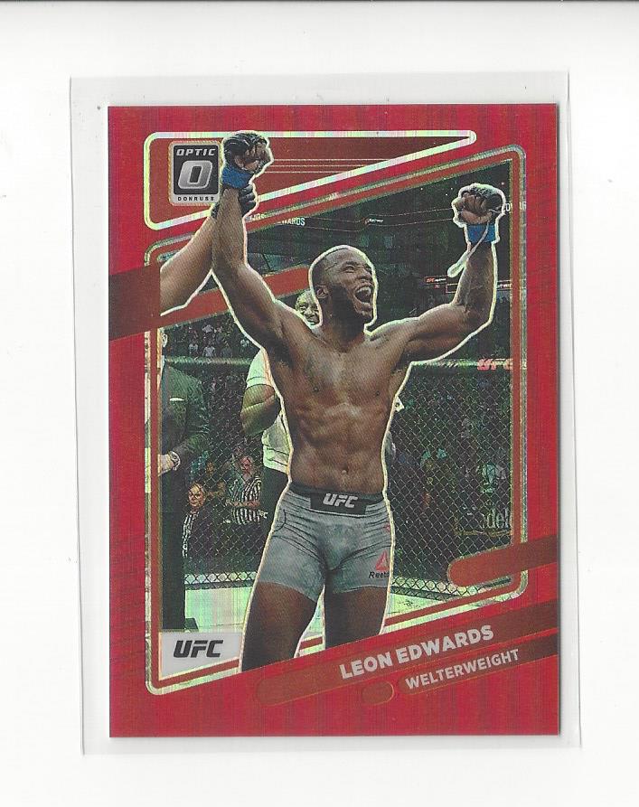 2022 Donruss Optic UFC Red Prizm Singolare xxx/199 - You Choose - Foto 5 di 5