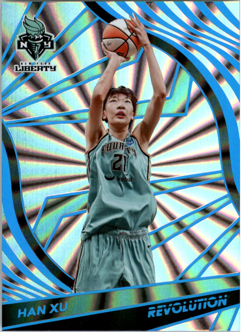 2022 Panini Revolution WNBA Sunburst #27 Han Xu
