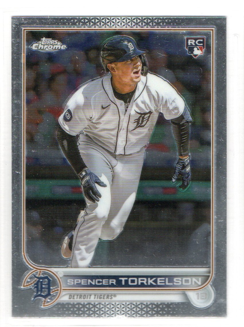 2022 Topps Chrome Update Spencer Torkelson Rookie Card Detroit Tigers