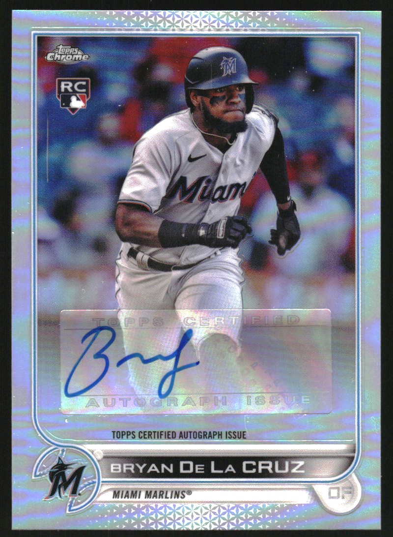 2022 Topps Chrome Update Autographs #ACBD Bryan De La Cruz