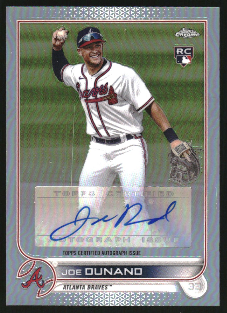 2022 Topps Chrome Update Autographs #ACJDD Joe Dunand