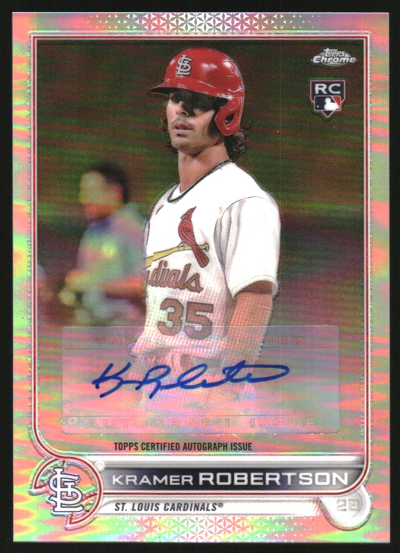 2022 Topps Chrome Update Autographs #ACKR Kramer Robertson