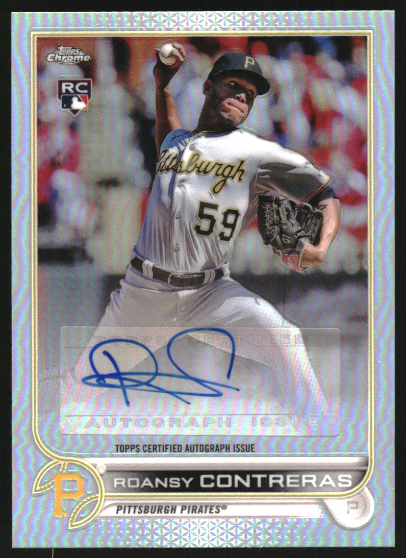 2022 Topps Chrome Update Autographs #ACRC Roansy Contreras