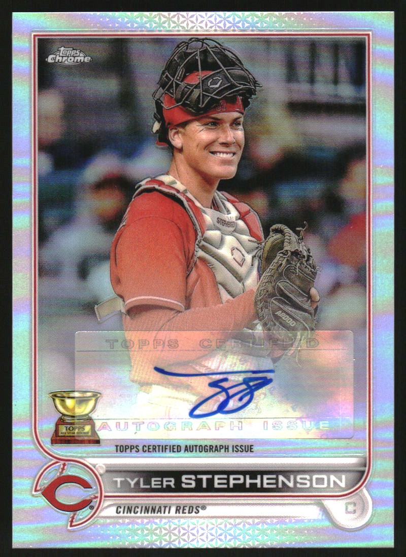 2022 Topps Chrome Update Autographs #ACTST Tyler Stephenson