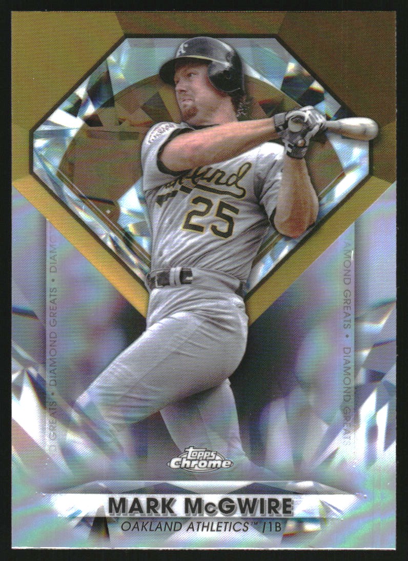 2022 Topps Chrome Update Diamond Greats Die Cuts #DGC21 Mark McGwire