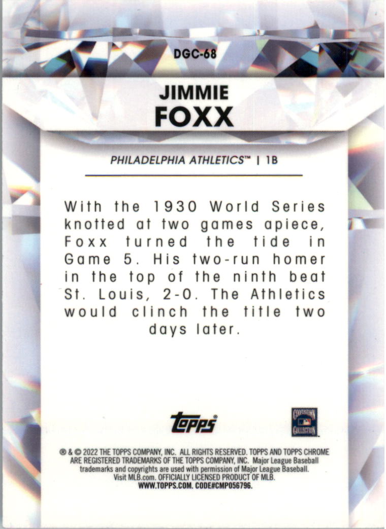2022 Topps CHROME Update Diamond Greats Die Cuts YOU PICK - Picture 13 of 15