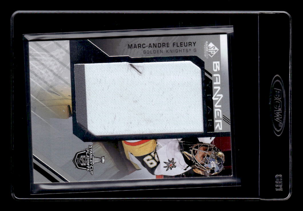 2021-22 SP Game Used '21 Stanley Cup Playoffs Banner Year Relics #BYSCMF Marc-Andre Fleury