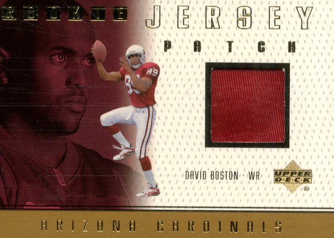 1999 Upper Deck Game Jersey Patch #DVP David Boston