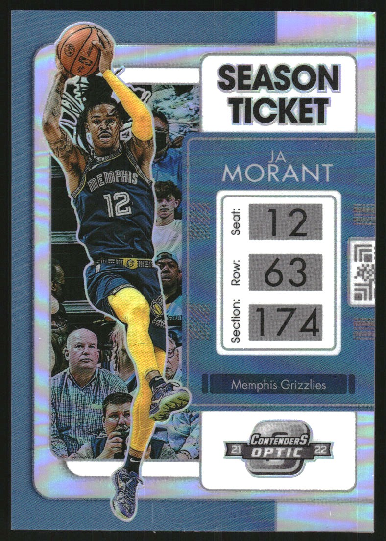2021-22 Panini Contenders Optic Silver #92 Ja Morant