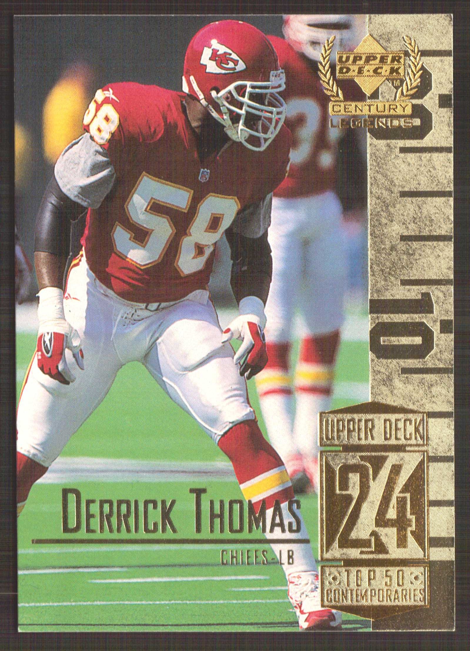 : 1992 Upper Deck Football #144 Derrick Thomas Kansas