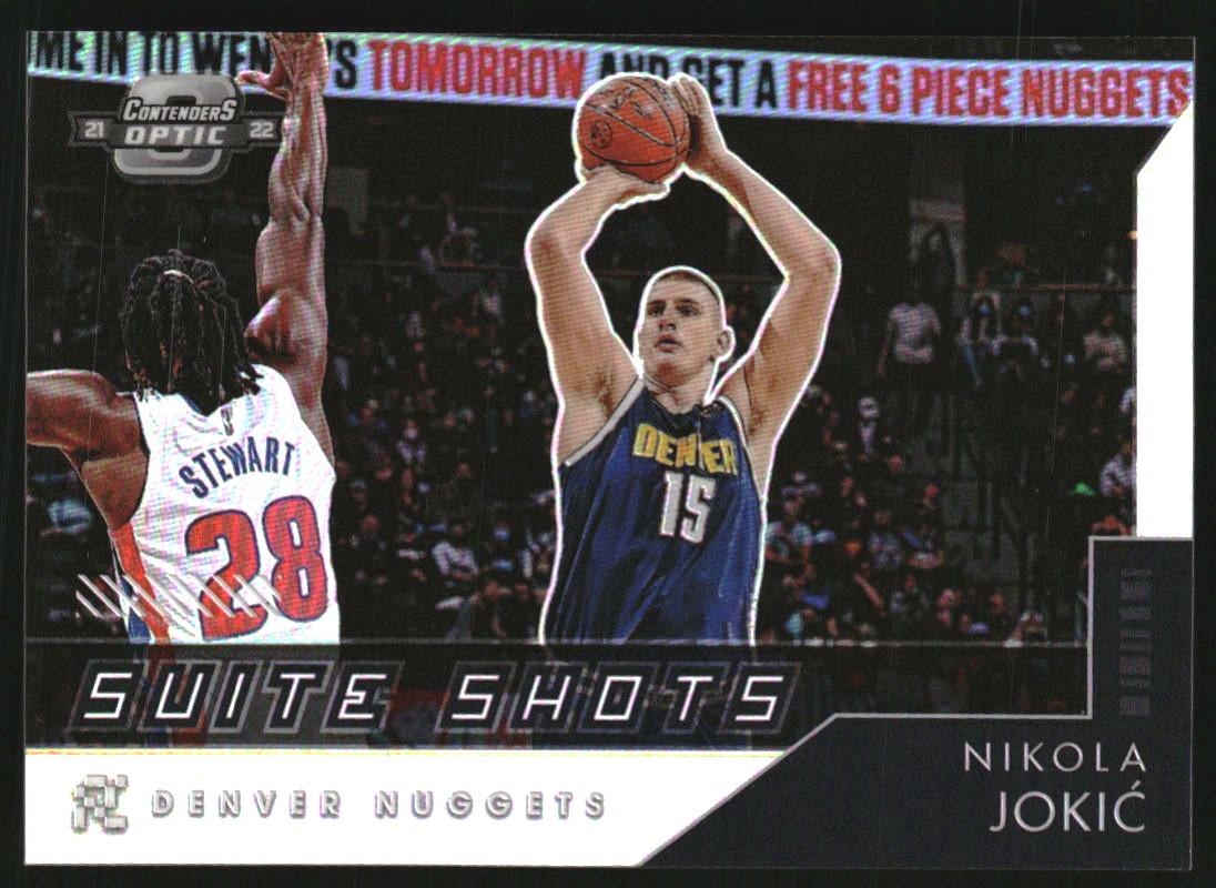 2021-22 Panini Contenders Optic Suite Shots #16 Nikola Jokic