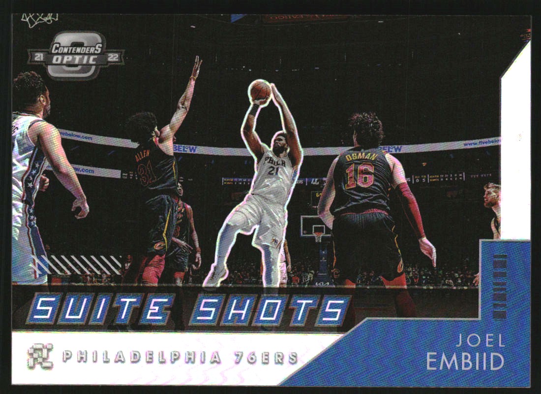 2021-22 Panini Contenders Optic Suite Shots #17 Joel Embiid