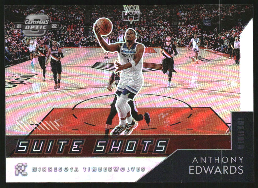 2021-22 Panini Contenders Optic Suite Shots #20 Anthony Edwards