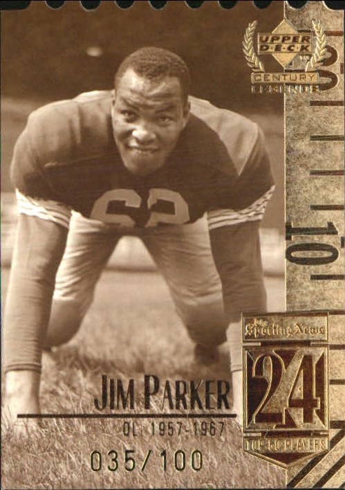 1999 Upper Deck Century Legends Century Collection #24 Jim Parker
