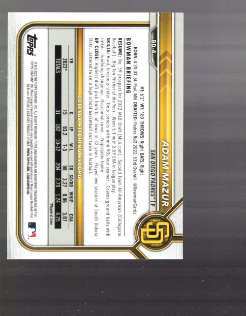 B0145- 2022 Bowman Draft 1st Edition BB #s 1-200 -You Pick- 15+ FREE US SHIP - Picture 3 of 63
