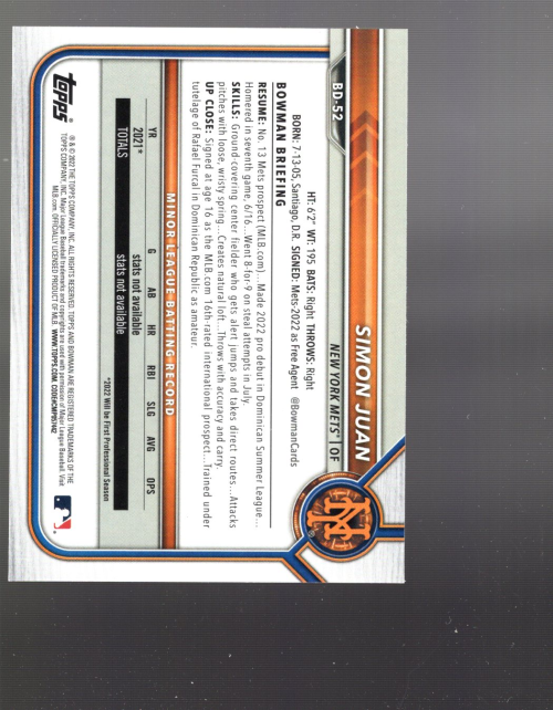 B0145- 2022 Bowman Draft 1st Edition BB #s 1-200 -You Pick- 15+ FREE US SHIP - Picture 21 of 63