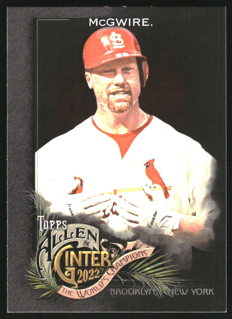 2022 Topps Allen and Ginter X #102 Mark McGwire