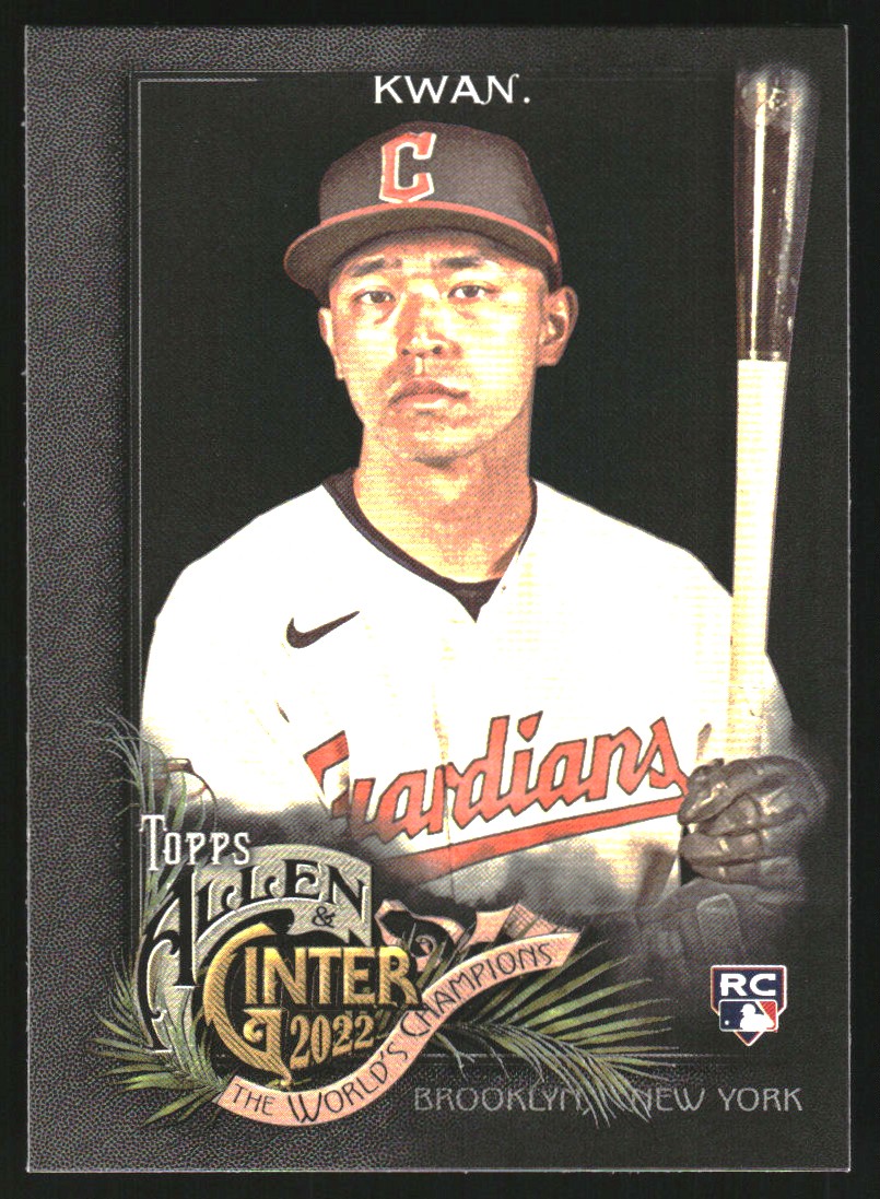 2022 Topps Allen and Ginter X #245 Steven Kwan RC
