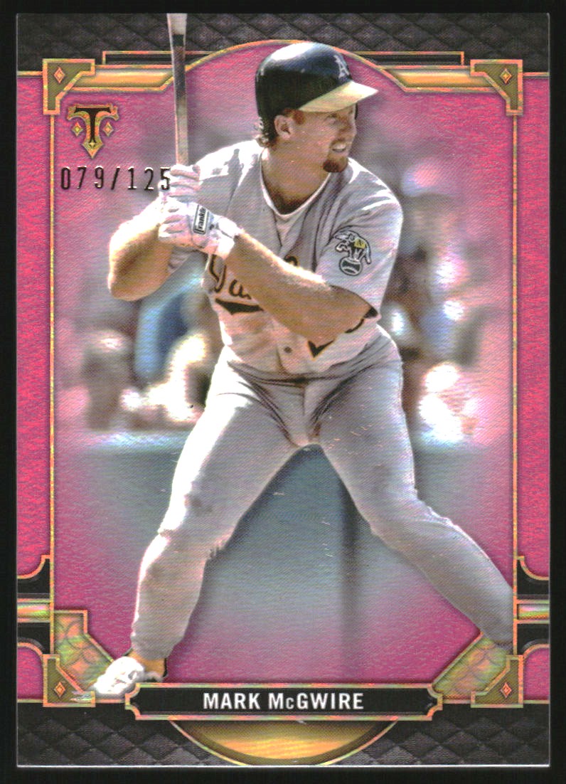 2022 Topps Triple Threads Tourmaline #63 Mark McGwire