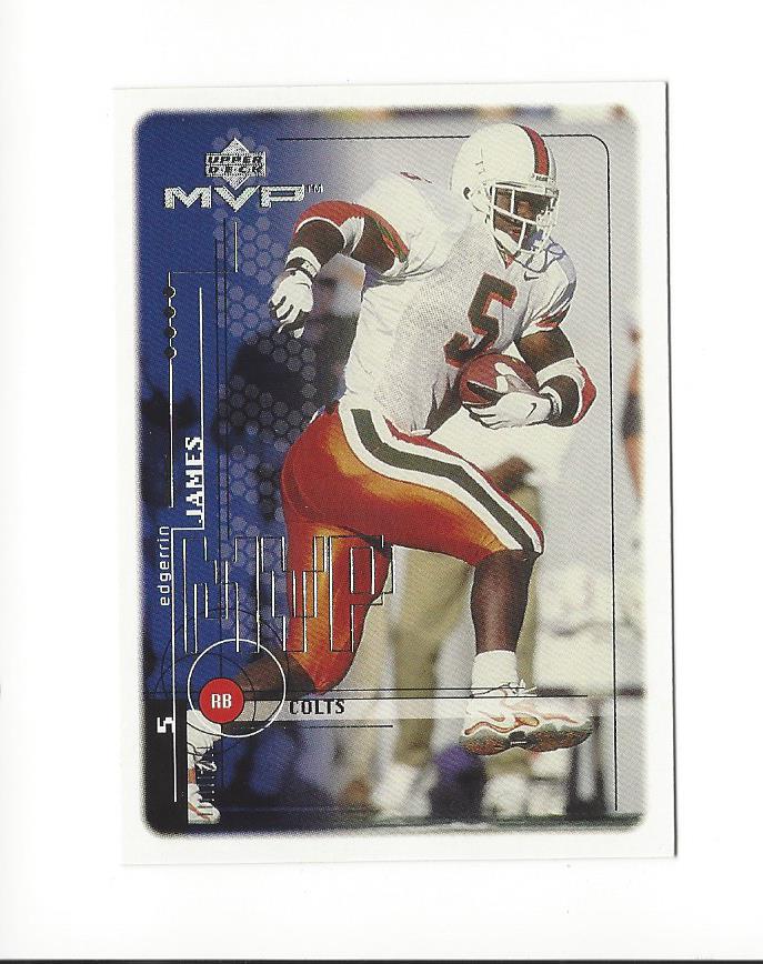 1999 Upper Deck MVP #206 Edgerrin James RC