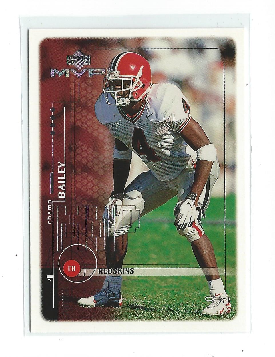 1999 Upper Deck MVP #210 Champ Bailey RC