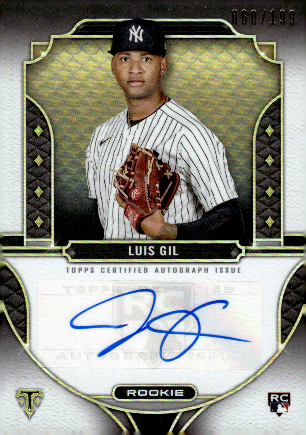 Luis Gil shops Auto Rookie Card