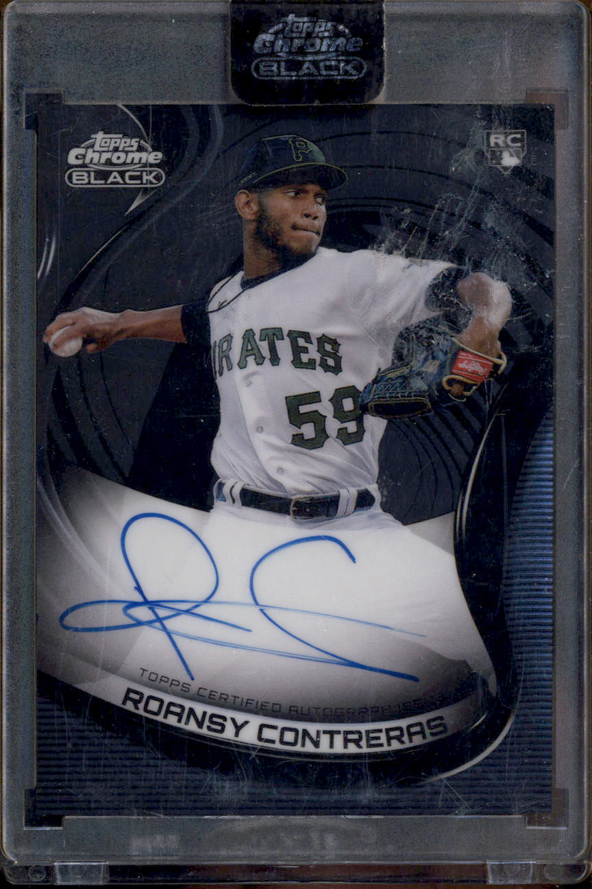 2022 Topps Chrome Black Autographs #CBARCO Roansy Contreras