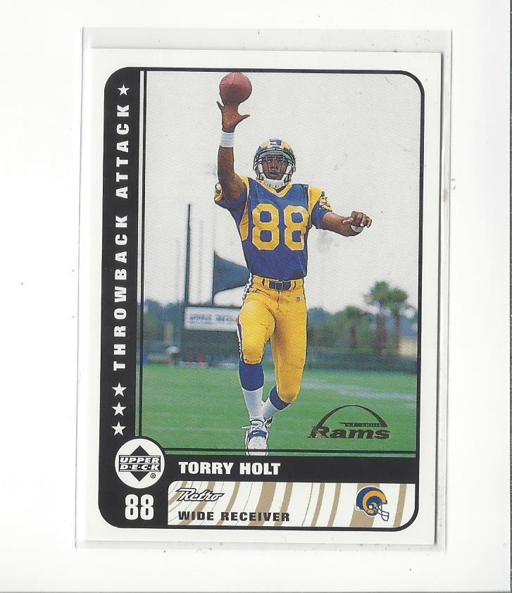 1999 Upper Deck Retro Throwback Attack #T11 Torry Holt