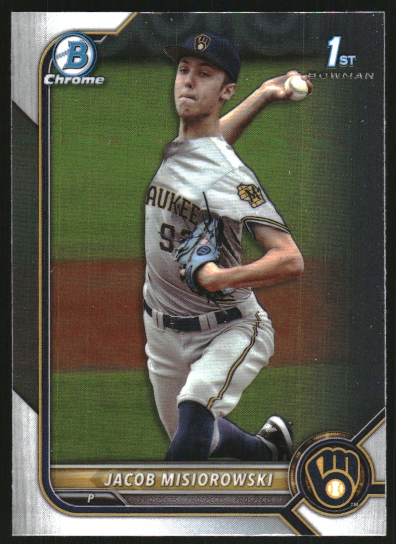 2022 Bowman Chrome Draft #BDC132 Jacob Misiorowski - NM-MT - Burbank  Sportscards