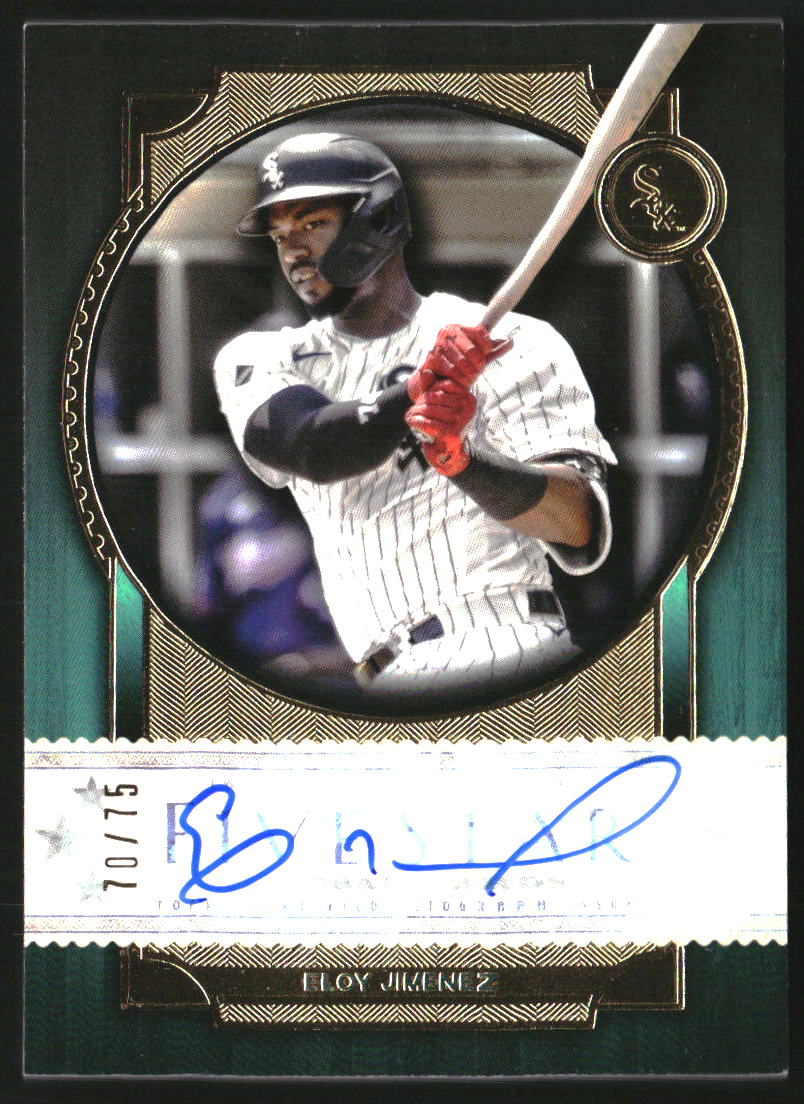 2022 Topps Five Star Autographs Aqua #FSAEJ Eloy Jimenez