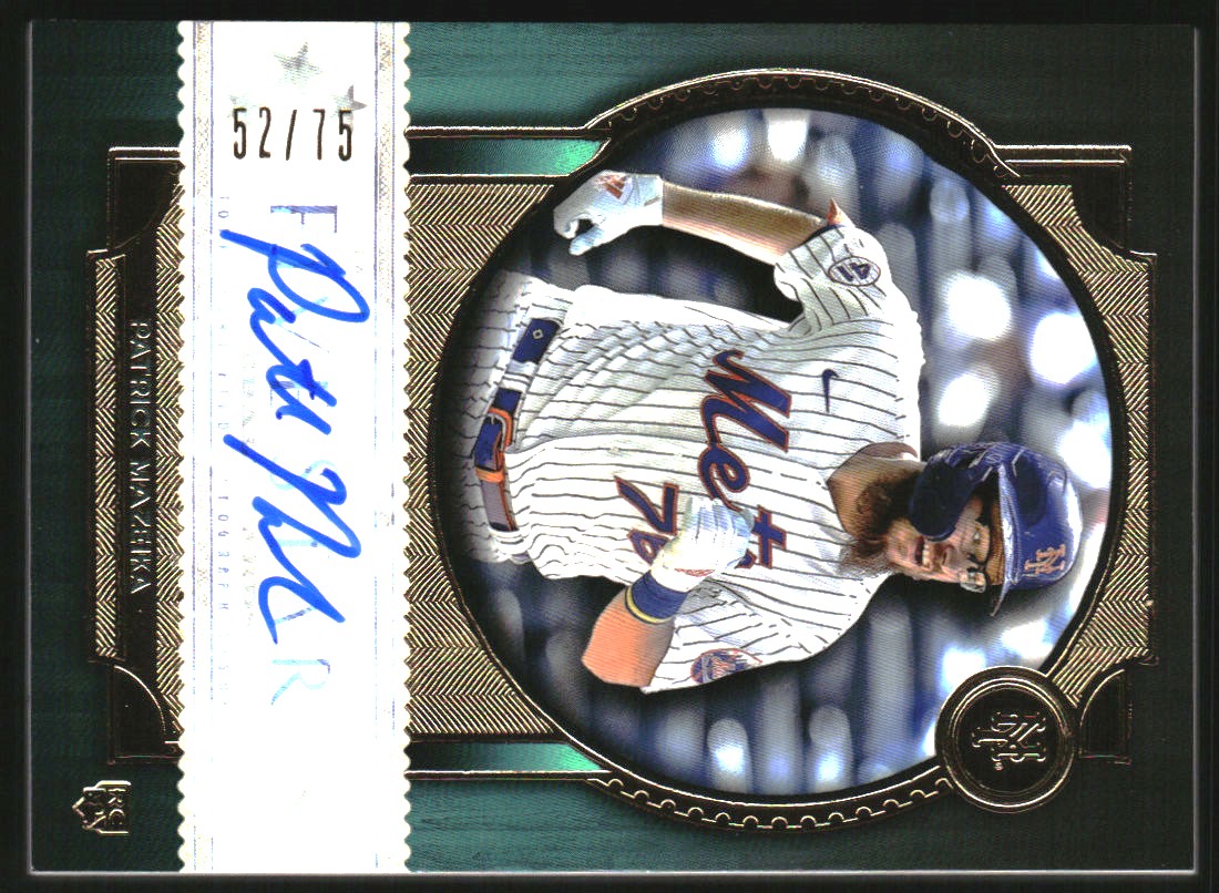 2022 Topps Five Star Autographs Aqua #FSAPMA Patrick Mazeika