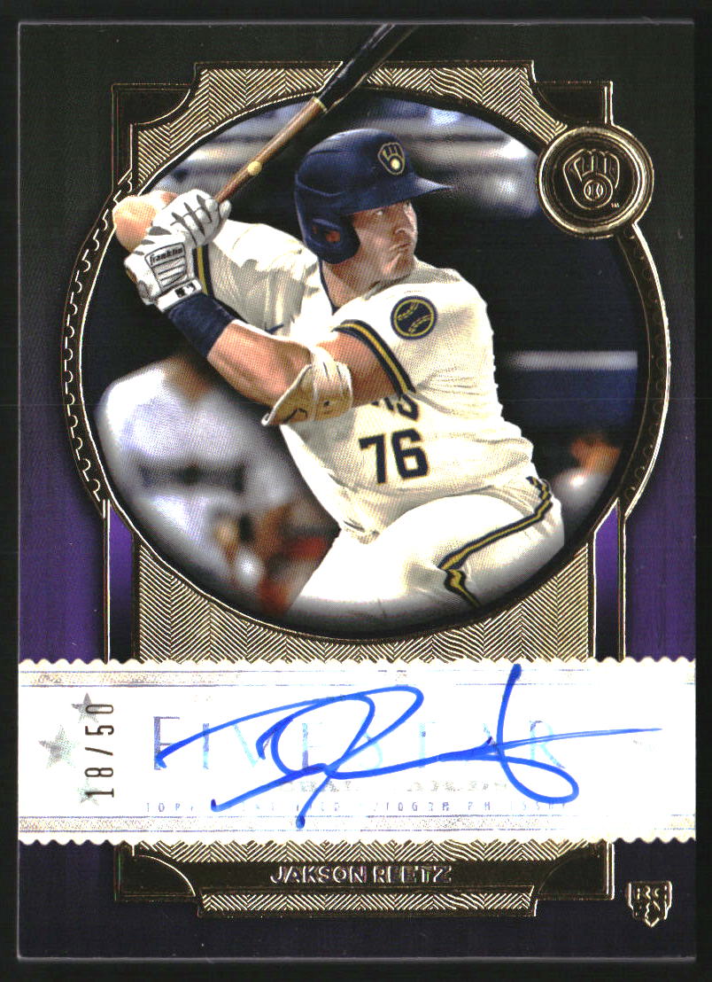 2022 Topps Five Star Autographs Purple #FSAJRE Jakson Reetz