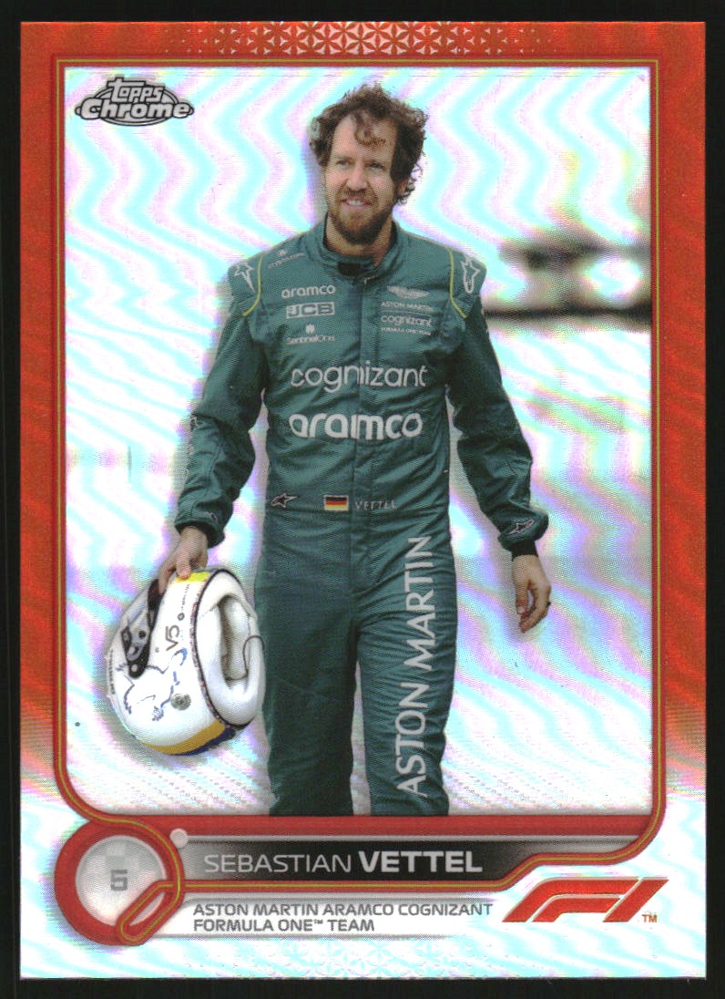2020 Topps Chrome Sapphire Formula 1 #147 Sebastian Vettel/Grand