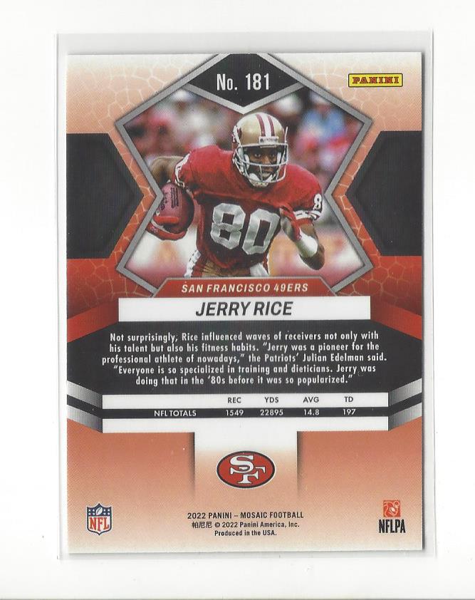 Jerry Rice cards (2000-2022) 49ers Raiders - You Choose - Bild 224 von 227