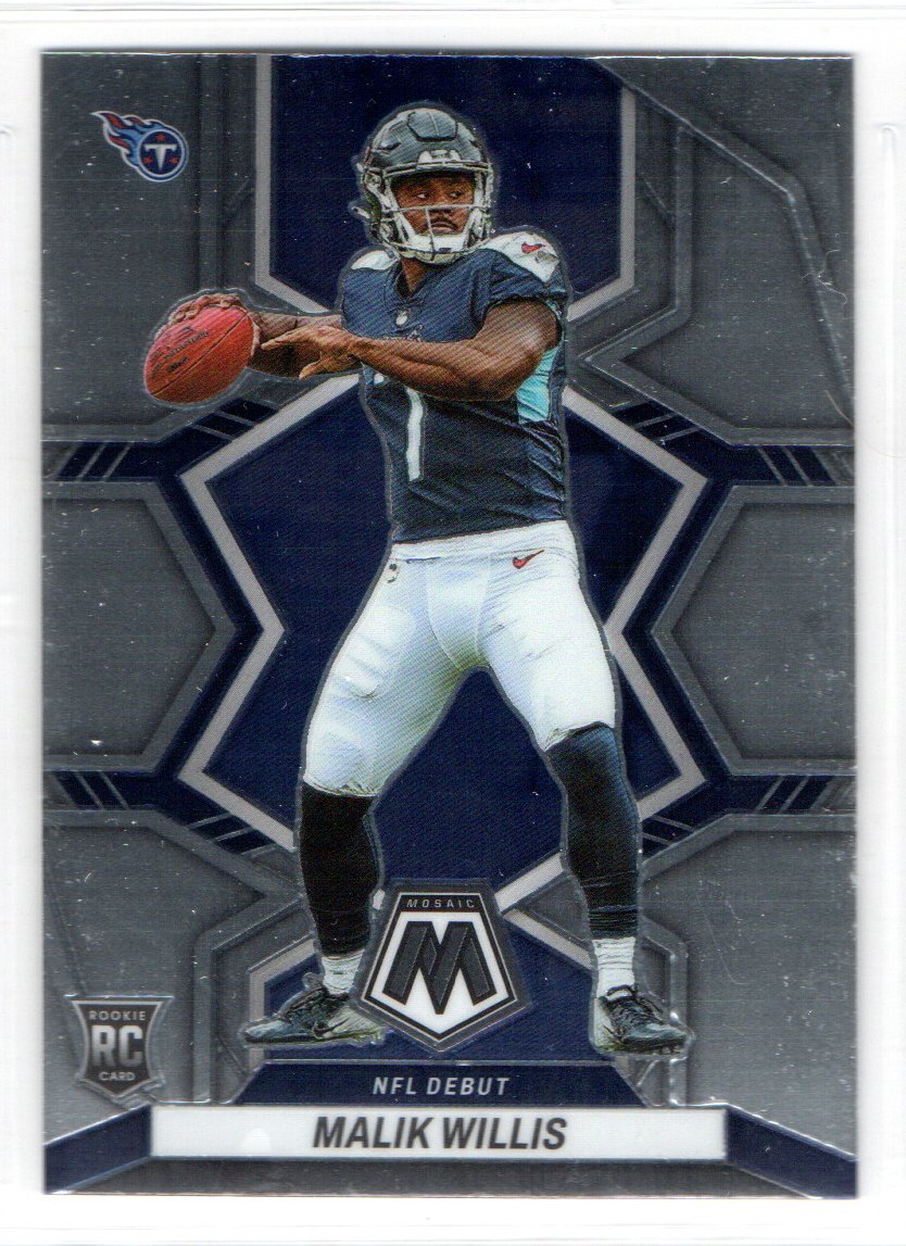 MALIK WILLIS RC NFL UNIFORM ROOKIE CARD 2022 Panini Score #305 TENNESSEE  TITANS