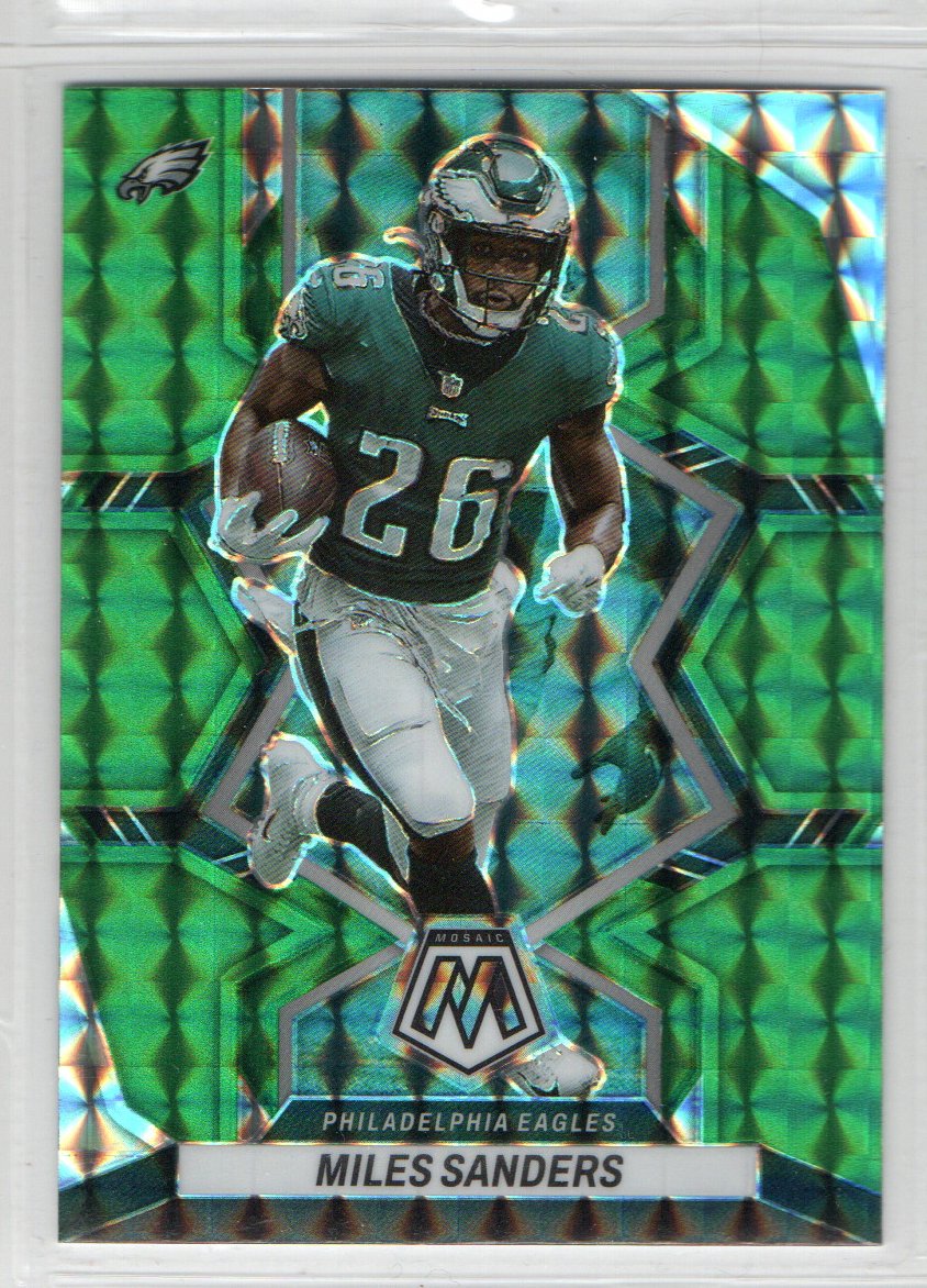 Miles Sanders 2021 Panini Score NFL Card #71 Philadelphia Eagles