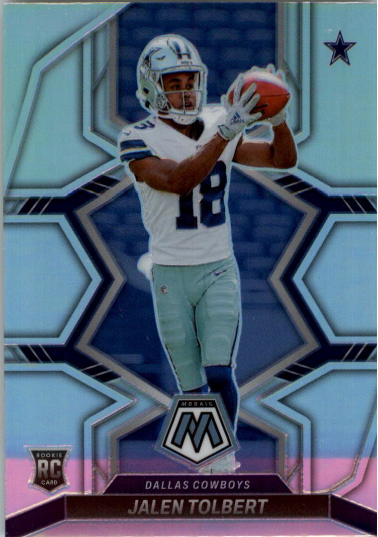 Jalen Tolbert 2022 Panini Mosaic #326 Silver Mosaic Cowboys Rookie RC