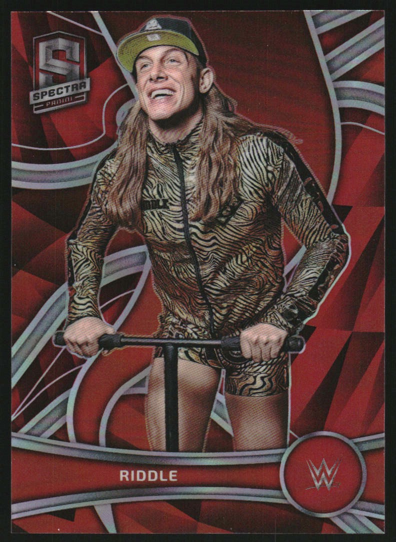 Panini Chronicles Wwe Red Matt Riddle Spectra Nm Mt