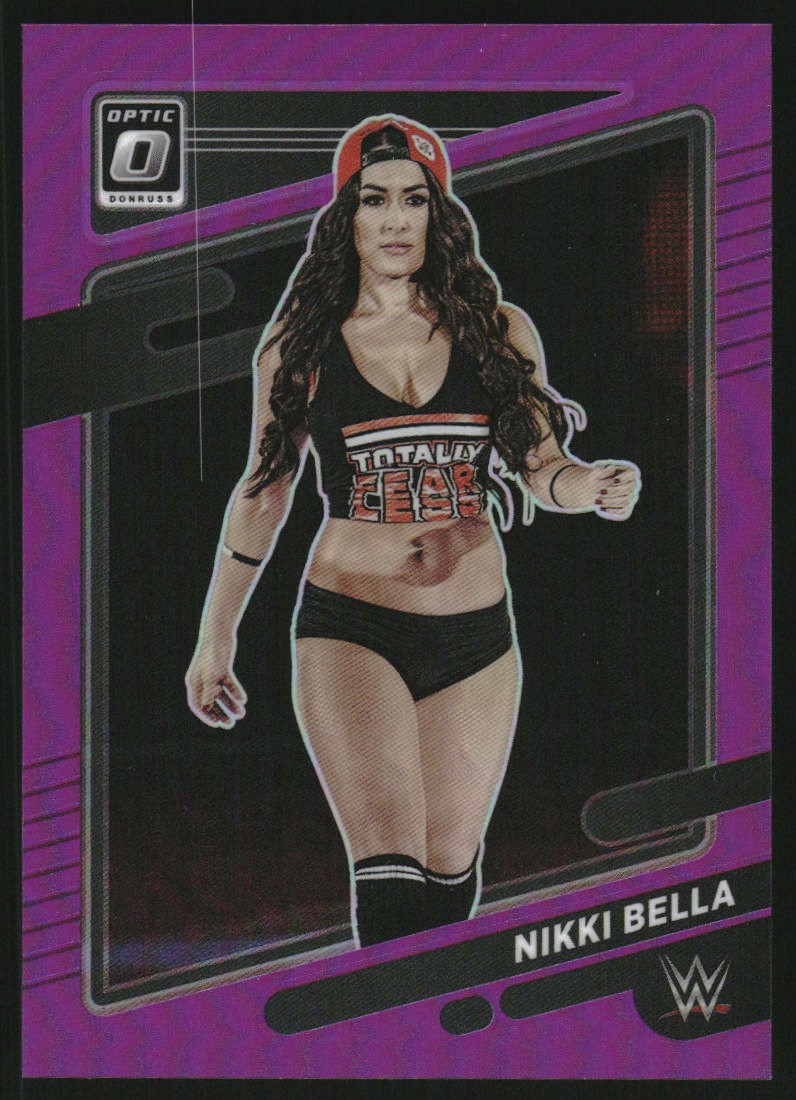 2022 Panini Chronicles WWE Purple #355 Nikki Bella/Donruss Optic