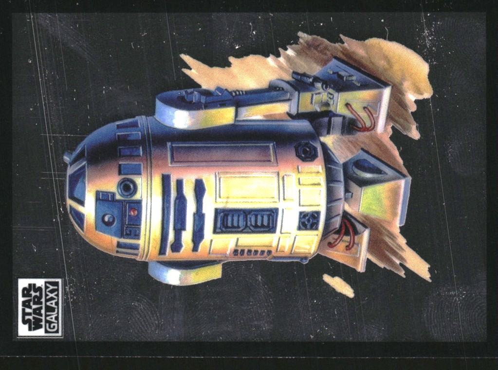 2022 Topps Chrome Star Wars Galaxy Mojo Refractor R2-D2 /50 #9 PSA