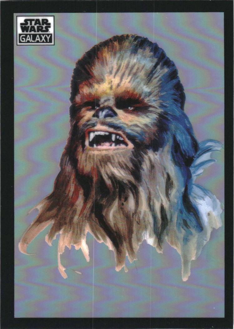 2022 Topps Chrome Star Wars Galaxy Mojo Refractor Chewbacca /50 #5