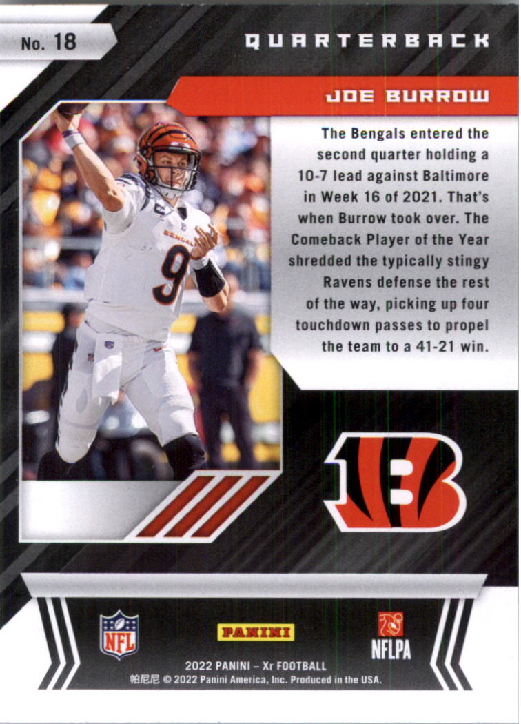 2022 Panini XR Football Card Pick (Base) - Picture 17 of 137