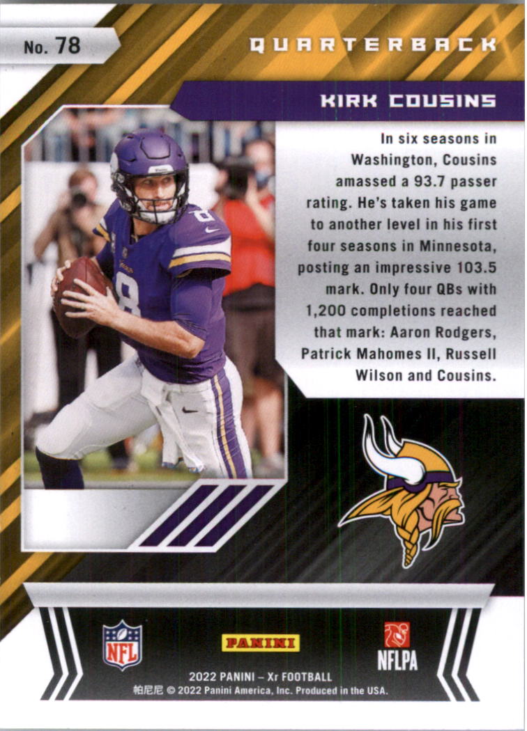 2022 Panini XR Football Card Pick (Base) - Picture 79 of 137