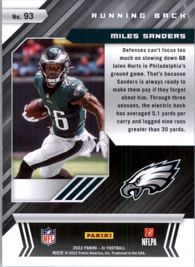 2022 Panini XR Football Card Pick (Base) - Picture 91 of 137
